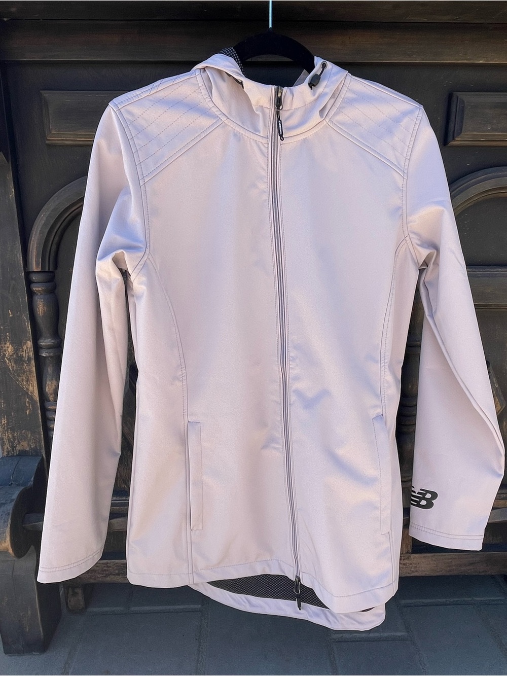New Balance Women's Lavender Hooded Softshell Jacket